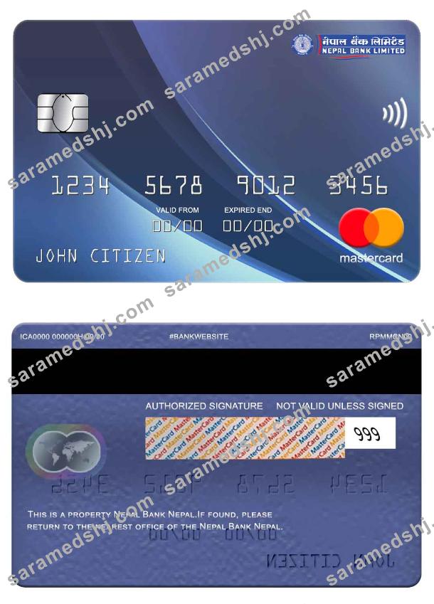 Nepal Bank Nepal mastercard